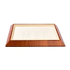 Rectangle Wood Pesentation Jewelry Bracelets Display Tray ODIS-P008-19B-02-2