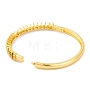 Brass Pave Colorful Cubic Zirconia Hinged Bangles for Women BJEW-S147-33G-E-3