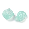Transparent Spray Paint Glass Beads GLAA-H035-01F-2
