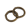 Tibetan Style Alloy Linking Rings TIBE-B003-06AB-2