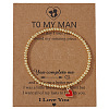 Elegant Enamel Heart Charm Bracelets XI3692-2-1