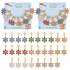 Snowflake Stitch Markers HJEW-AB00263-7
