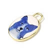 Printed Brass Pendants KK-F937-01B-G-2