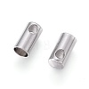 Tarnish Resistant 304 Stainless Steel Cord Ends LS-STAS-F232-01G-P-2
