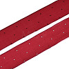 Single Face Printed Polyester & Acrylic Satin Ribbon SRIB-T009-06C-2