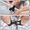 8Bags 2 Colors Brass Garment Hook and Eye KK-CY0001-19-4