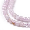 Natural Kunzite Beads Strands G-C009-A09-4