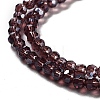 Electroplate Transparent Glass Beads Strands LS-EGLA-A035-T3mm-A13-3