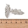 Brass Micro Pave Cubic Zirconia Twister Clasps KK-K422-03P-3
