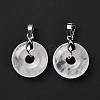 Natural Quartz Crystal Pendants G-E059-01P-06-3