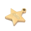 304 Stainless Steel Charms SA-CBA2714-01D-G-2