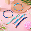 3Pcs Polyester Braided Round Cord Slider Bracelet Making MAK-TA0001-38A-7