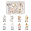 24Pcs 4 Colors Silicone Ear Nuts FIND-TA0001-52-1