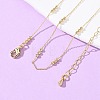 2MM Brass Round Ball Cable Chain Necklaces X-MAK-L045-01G-2