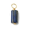 5Pcs Natural Mixed Gemstone Pendants PALLOY-JF03153-3