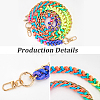 Acrylic Cable Chain & Polyester Braided Cord Bag Straps FIND-WH20033-020KCG-D-5