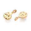 304 Stainless Steel Teardrop Charms STAS-T072-39G-2