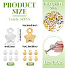 140Pcs 2 Colors Alloy Pendants FIND-TA0011-09-4