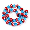 Handmade Lampwork Beads Strands LAMP-N024-09D-3