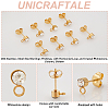 20Pcs 304 Stainless Steel Stud Earrings Findings STAS-UN0059-11-4