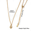 304 Stainless Steel Hollow Heart Hamsa Hand Pendant Cable Chain Necklaces for Women VC2540-4