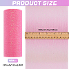 10 Yards Rainbow Color Polyester Tulle Fabric Rolls OCOR-WH0082-136E-2