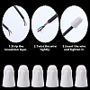 50Pcs Porcelain Wiring Terminal Cap AJEW-HY0003-40-4