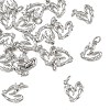 SHEGRACE Valentine's Day Brass Micro Pave Clear Cubic Zirconia Charms XGRQ4N444-704P-1