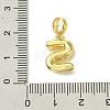 Rack Plating Brass with ABS Plastic Pearl European Dangle Charms KK-G501-02S-G-3