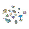 30Pcs 15 Style Rainbow Color Alloy Pendants FIND-BY0001-18-3