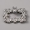 Alloy Crystal Rhinestone Shoe Decoration AJEW-WH0248-224C-P-2