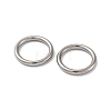 201 Stainless Steel Closed Jump Rings STAS-D301-17P-02-2