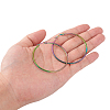 304 Stainless Steel Big Hoop Earrings EJEW-F105-04M-4