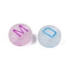 Luminous Enamel Transparent Acrylic Beads TACR-Q013-05B-M-5