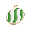 Christmas Alloy Enamel Pendants ENAM-S027-01A-G-1