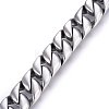 304 Stainless Steel Curb Chains Bracelets BJEW-E346-14A-P-2