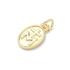 Brass Charms KK-P345-54G-02-2