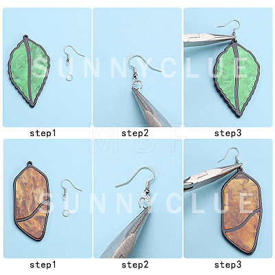 DIY Dangle Earrings Making DIY-SC0008-81P-1