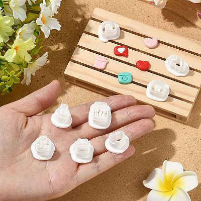 8 Pcs 8 Styles Polymer Clay Earring Cutters Kit ST-CJ0043-094-1