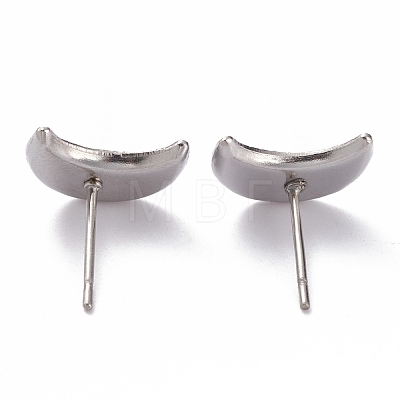 304 Stainless Steel Stud Earring Settings X-STAS-J032-11-1