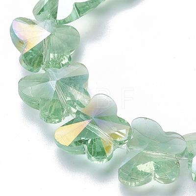 Electroplate Glass Beads EGLA-Q091-14mm-B12-1