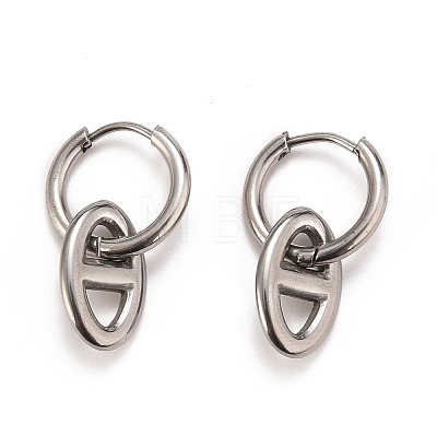 Tarnish Resistant Soda Pull Tab Earrings EJEW-JE04398-1