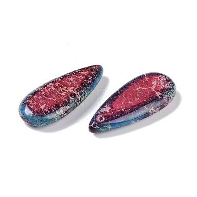 Dyed Synthetic Imperial Jasper Pendants G-P529-07H-1