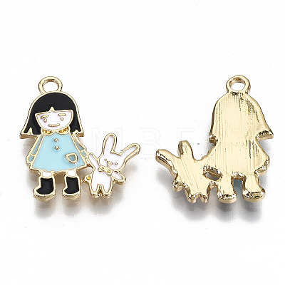 Eco-Friendly Zinc Alloy Pendants FIND-N048-53B-NR-1