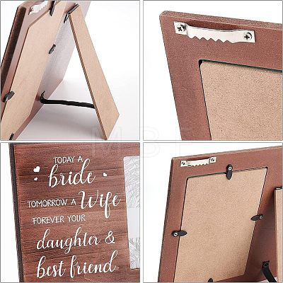 MDF Photo Frames DIY-WH0231-005-1