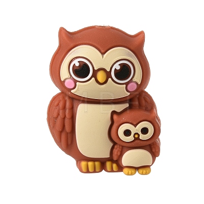 Mother's Day Silicone Beads SIL-D014-02F-1