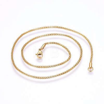 304 Stainless Steel Necklace MAK-L015-01C-1