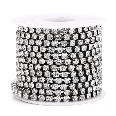 Iron Rhinestone Strass Chains CH-YW0003-01D-NF-1