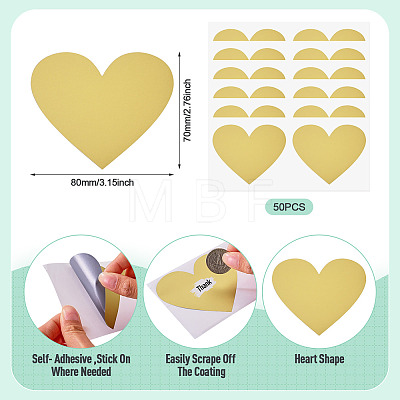 50Pcs Coated Scratch Off Film Password Sticker DIY-TA0015-48F-1