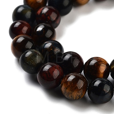 Natural Tiger Eye Beads Strands G-G448-8mm-21AB-1